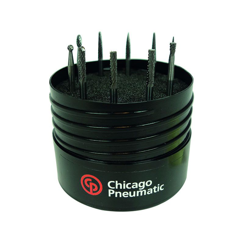 Burr Kit - Double Cut - 1/8" Shank 10 pcs.